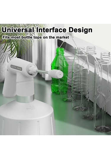 Besthome1 Otomatik Bahçe Püskürtücüsü: 1.5l Beyaz, 2 Modlu, Uzun Pil Ömrü, Ev Ve Bahçe Kullanımı İçin Pratik Çözüm