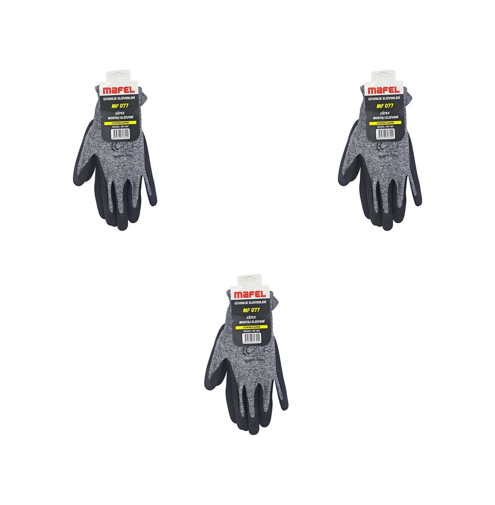 Mafel Mf-77 Nitril İş Güvenlik Eldiven - 10/xl - 3 Çift