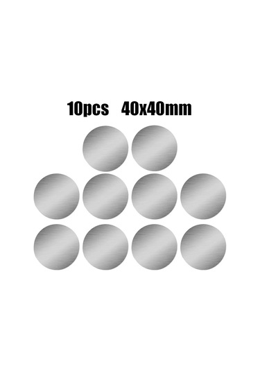 Goldenqian 10 Adet Manyetik Metal Plaka Araç Telefonu Tutucu Evrensel Demir Sac Disk Etiket Montaj Cep Telefonu Mıknatıs Standı İphone İçin 009 009