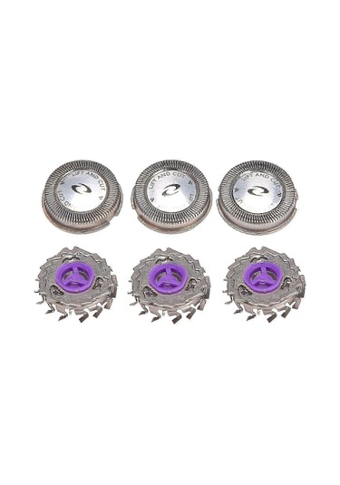 Norelco Hq Hs Hp Serisi İçin Yedek Tıraş Başlıkları - Hq3 Hq4 Hq56 Hq55 Hq300 Hq6 Hq916 - 3 Parçalı Set