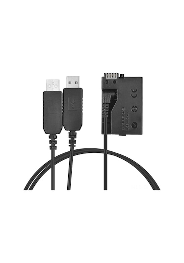 Dofolink Andoer Lp-e8 Pil Dönüştürücü, Çift Usb Bağlantı Noktası İle Akıllı Cihaz Besleme
