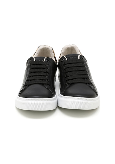 Sneaker Günlük Kadın Mar-25y-209-02 John May Siyah-leopar Siyah-leopar Siyah - Leopar