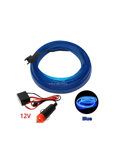 Sıcak Satış 1/2/3/5m Araba Iç Aydınlatma Led Kapı Şeritleri Dekorasyon Çelenk Teli Blue-cigarett 1m 1 Piece Set