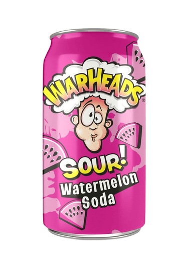 Warheads Sour Watermelon Soda - Ekşi Karpuz Aromalı Gazlı İçecek 330ml