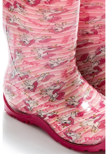 Twigy Çocuk Yağmur Çizmesi Pembe 30/35 AA0960 Pembe