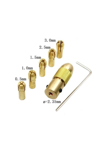 Otomatik Mandrel Motor Mandren Chuck Üniversal Mil Penset Okul