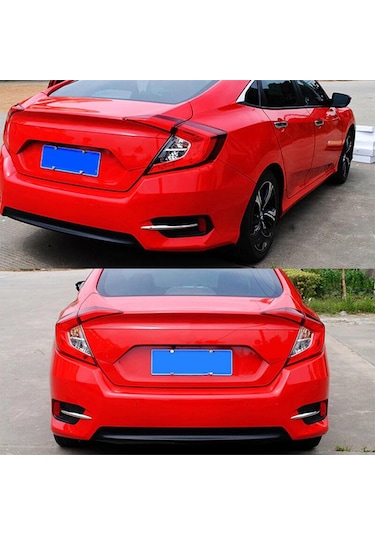 Honda Civic Fc5 2016-2020 Reflektör Çıtası Krom 2 Prç. P.çelik