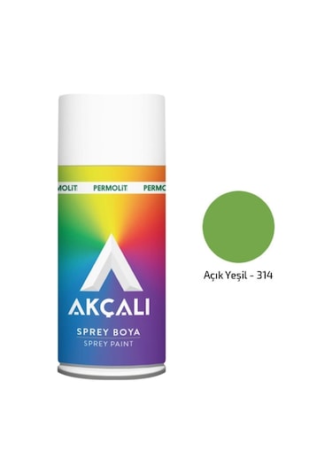 AKÇALI SPREY BOYA AÇIK YEŞİL