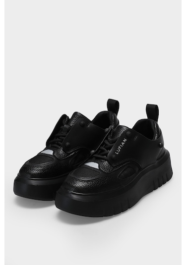 Lufian Icy Kadın Sneaker Ayakkabı Siyah Siyah 122230013100100 Siyah