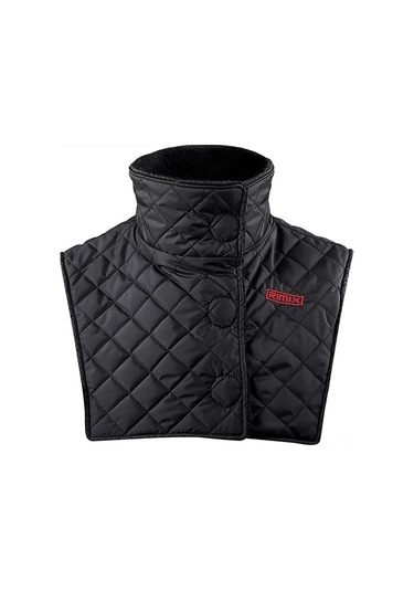 Shineyee Kış Motosiklet Manzarası: Kalın Yünlü, Rüzgar Engellli, Boyun Koruyucu Sarmal Atkı Siyah, Tek Beden