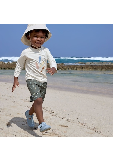 Lassig Palms Uv Korumalı Mayo Şort Deep Olive Koyu Yeşil