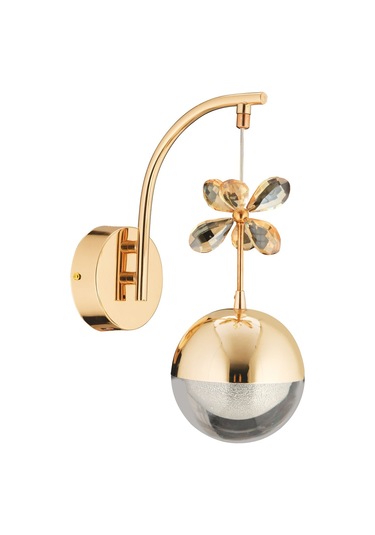 Küre Gold Ledli Aplik Salon Mutfak Oda Oturma Odası Hol Ledli Aplik Sb-ld-707 Gold