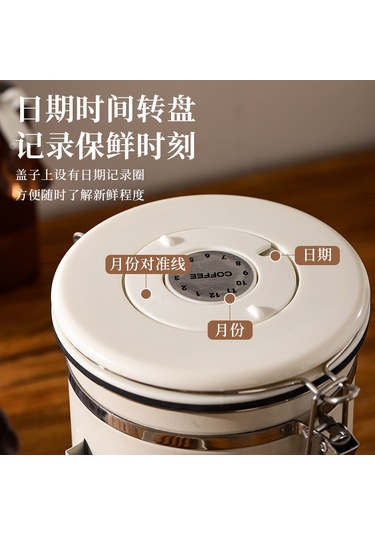 Ranyeek 1.8 Litre Siyah 304 Çelik Muhafaza Kavanozu - Kafein, Kuruyemiş, Bakliyat İçin - Sporcu Ve Gaz Valfi İle Taze Tutma Diğer