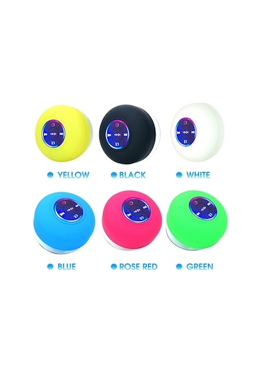 Novahub Beyaz Duş Hoparlör, Ipx4 Su Geçirmez, Bt 5.0, Elden Arama, Mikrofonlu, Stereo Ses, Tf Kart Destekli