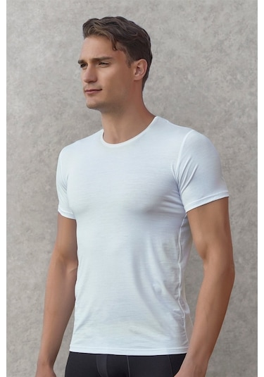 Doreanse Erkek Basic Bisiklet Yaka T-Shirt 2566