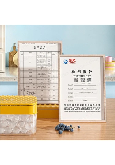 Jialan Pp Malzeme Buz Kalıbı Hızlı Kalıp Buz Küpü Tepsi Yaratıcı Sarı