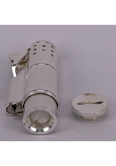 Promise Çakmak Koleksiyonluk Muhtar Çakmağı Benzinli Gümüş