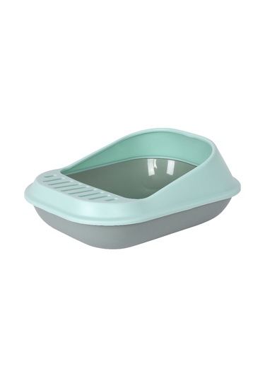 Vkemall Yeşil Küçük Boy Kedi Kumu Sandığı - Pp Malzeme - 447x334x189mm