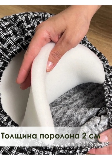 Iv-trik-stail Tabure İçin Yuvarlak Kılıflı Yastıklar, 2 Adet, Tufting, Hediye. 400756471 Siyah