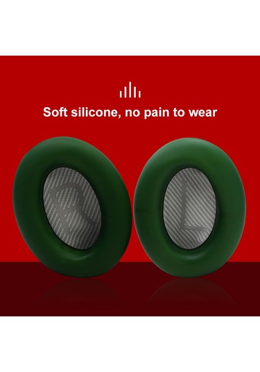 Bose QuietComfort 35 II İçin 1 Çift Kulaklık Kulak Pedleri Açık Yeşil