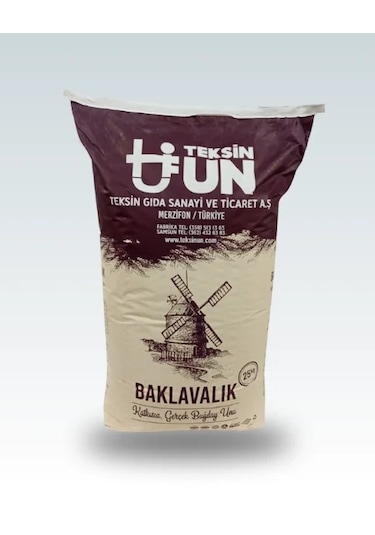 Teksin Özel Amaçlı Buğday Unu Baklavalık 25 Kg