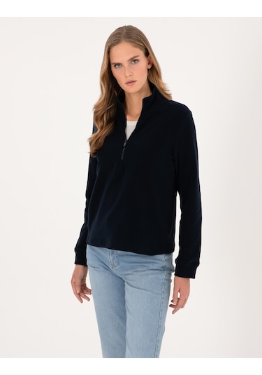 Pierre Cardin Kadın Lacivert Sweatshirt 50316333-vr033 Lacivert
