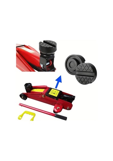 Hightower 2 Adet 10mm Yuvalı Ağır Hizmet Kriko Pedi - Evrensel Kayar Ray Koruması