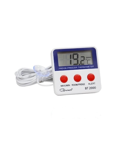 Loyka BT-2000 Alarmlı Ve Mıknatıslı Buzdolabı Termometresi