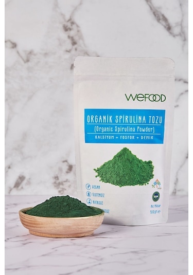 Wefood Organik Spirulina Tozu 100 gr