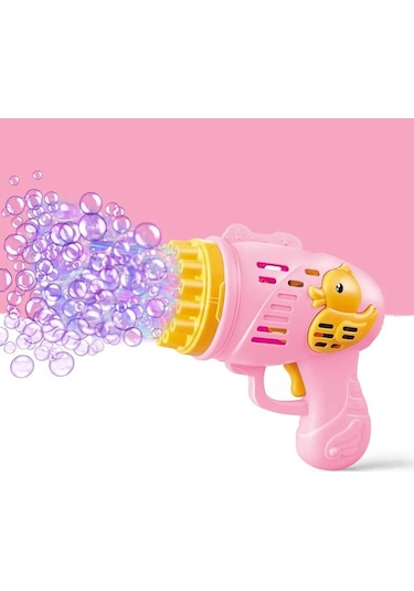 Mofy Baby 23 Kanal Pilli Baloncuk Makinesi Baloncuk Tabancası Köpük Tabancası Bubble Gun Ördek