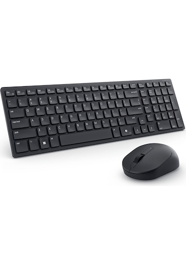 Dell Pro Km555 Sessiz Kablosuz Set Siyah 580-bbwd Optik