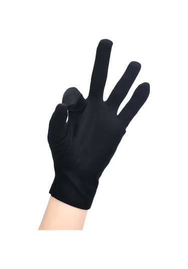 Siyah Garson Bando Pandomim Gösteri Merasim Eldiveni Siyah