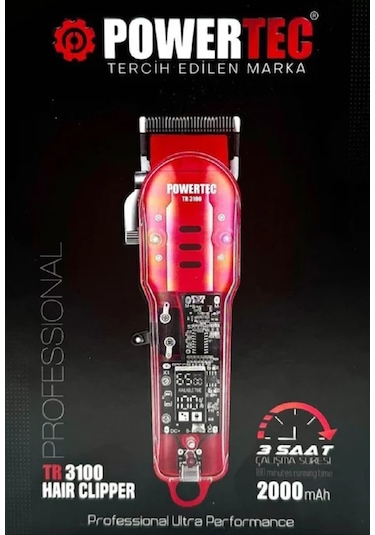 Powertec TR-3100 Saç Sakal Kesim Makinesi
