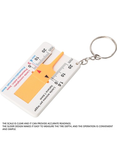 Ximistore9 Plastik Lastik Derinlik Ölçer - 0-20mm Aralığı, 0.1mm Hassasiyet, Taşınabilir Ve Dayanıklı Tasarım