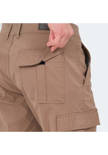 Slazenger EARNINGS Erkek Cepli Kargo Toprak Şort