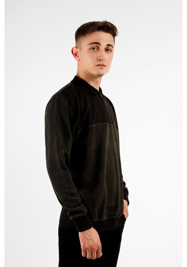 Raınsnow Erkek Triko Kazak Yeşil (504886137) Yeşil