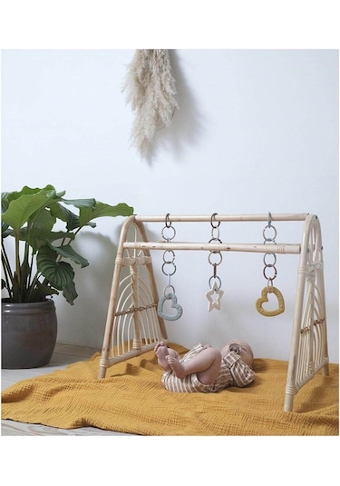 Bibs Baby Bitie Heart Peach Dişlik Turuncu