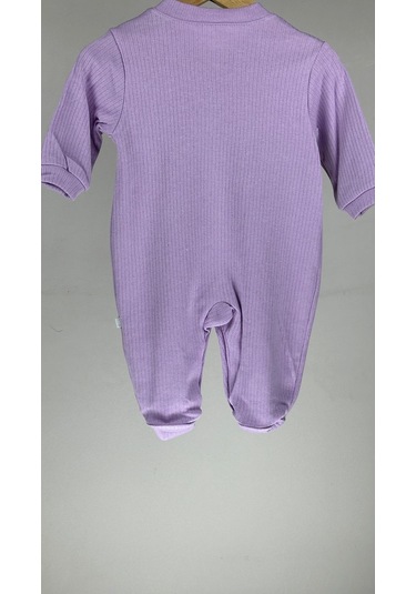 Zürafalı Çıtçıtlı %100 Kız Bebek Tulum 001