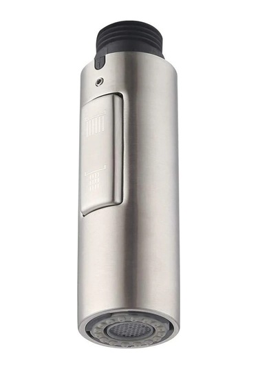 Kosona Sus304 Çelik Fıskiyeli Musluk, Tuş İle Değiştirilebilir Sprey Akış Modu, Çayır Mutfak Uyumlu, Yüksek Isı Ve Basınç Dayanıklı, Kolay Kurulum GÜMÜŞ