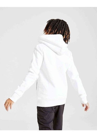 Apinx Logosu K Pop Korece Idol Baskılı Unisex Çocuk Sweatshirt Beyaz