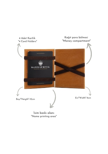 Watchofroyal Magıc Card Holder Crazy Sarı
