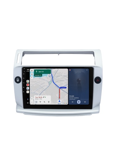 Citroen C4 Android Multimedya Sistemi 2005-2011 8gb Ram, 64gb Hafıza, Bluetooth, Carplay & Android Auto Kamera  9"