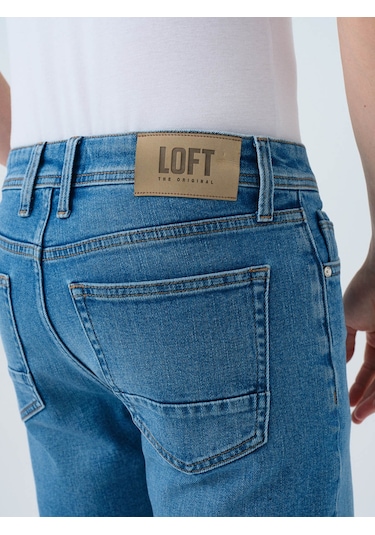 Loft Slim Fit Mavi Erkek Şort Lf2038745 Mavi