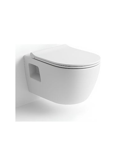 Turavit Rondo Rita Beyaz Kanalsız Açık Montaj Asma Klozet Rnd5516, Nkp Grande Yavaş Kapak Diğer