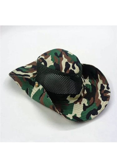 Kardelen Butik Denizli Sniper Camouflage Şapka 56-58 Cm Kahve Kahve
