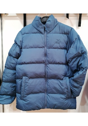 Kinetix Alarık Coat Havacı Mavi Şişme Mont Mavi