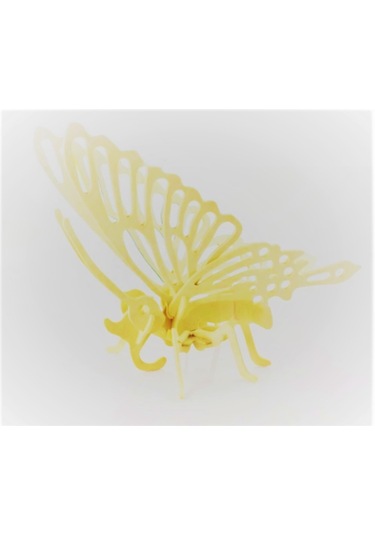 3d Anka Kelebek Maketi Ahşap Puzzle