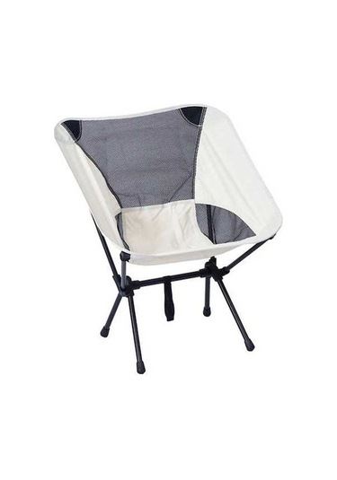 Prestigegoods Küçük Açık Kamp Eğlence Plajı Taşınabilir Katlanır Sandalye, Yumuşak, Rahat, 600d Oxford Kumaş, Çelik Konstrüksiyon, Hafif Ve Taşınabilir Beyaz