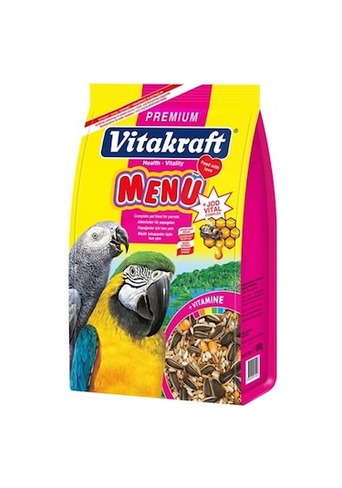 Vitakraft Menü Papağan Yemi 1 KG 5 Adet
