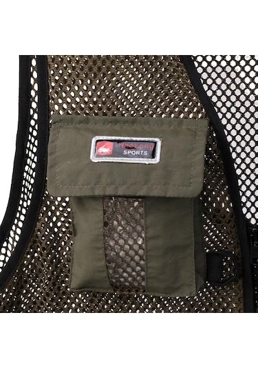 Suntek Çok Cep Örgü Yelek Balıkçılık Fotoğrafçılık